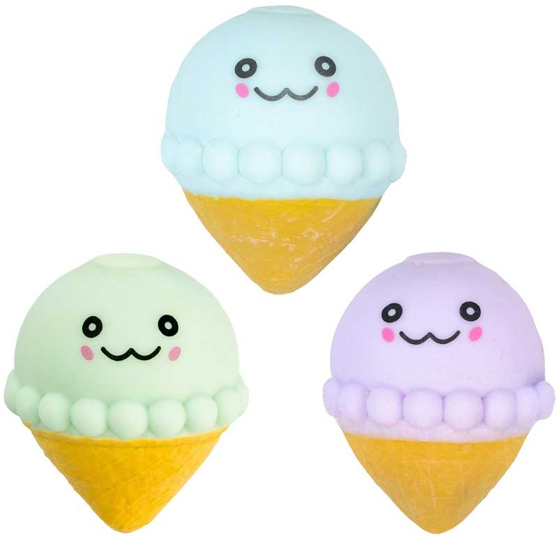 SQUISHY ICE CREAM SENSORY TOY ASSORTED