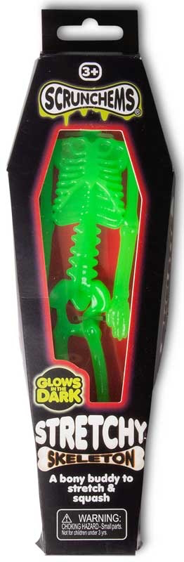 SCRUNCHEMS STRETCHY SQUISHY SKELETON ASSORTED