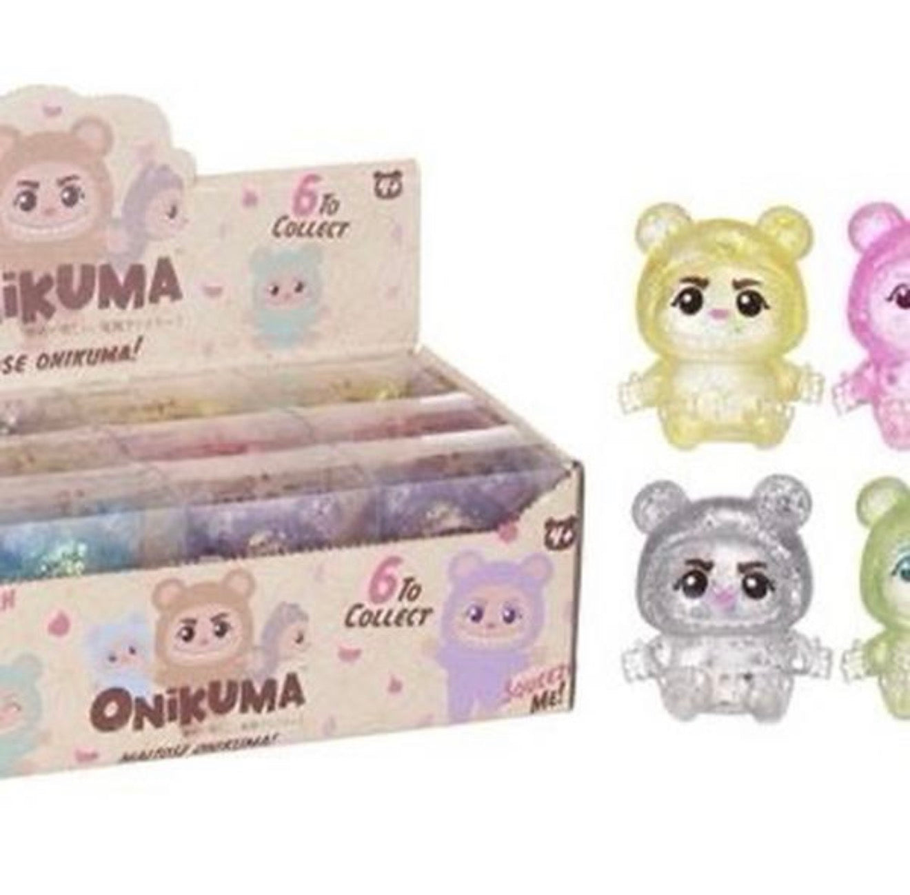 Onikuma Maltose Squishy 8.5cm 6 Colours to Collect Fun Collectible Toy Sold as Singles