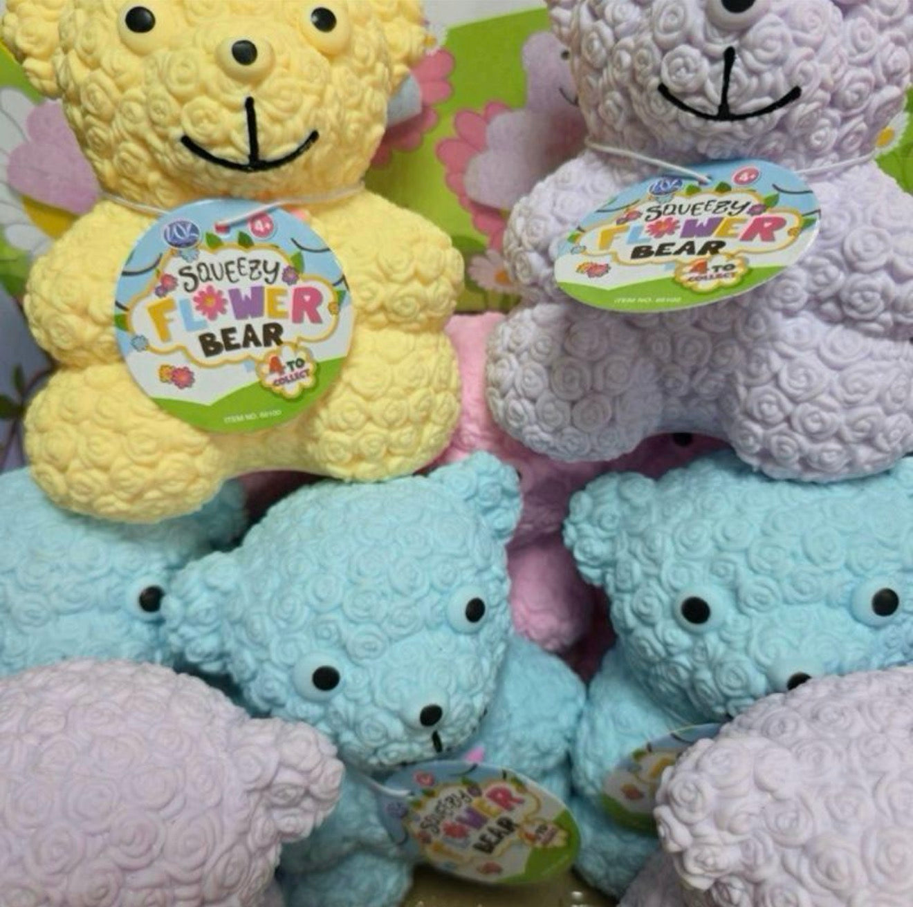 Squeezable Flower Bear