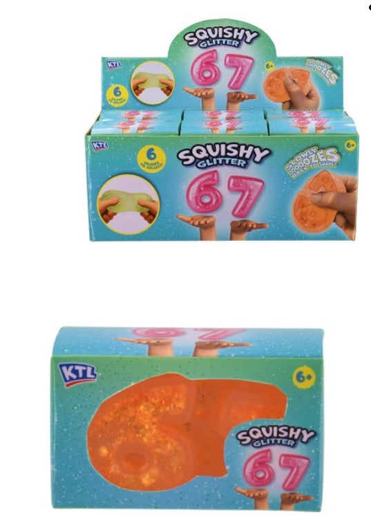 KTL Squish Glitter 67 Fun Interactive Toy for Kids  - Perfect for Playtime and Sensory Activities