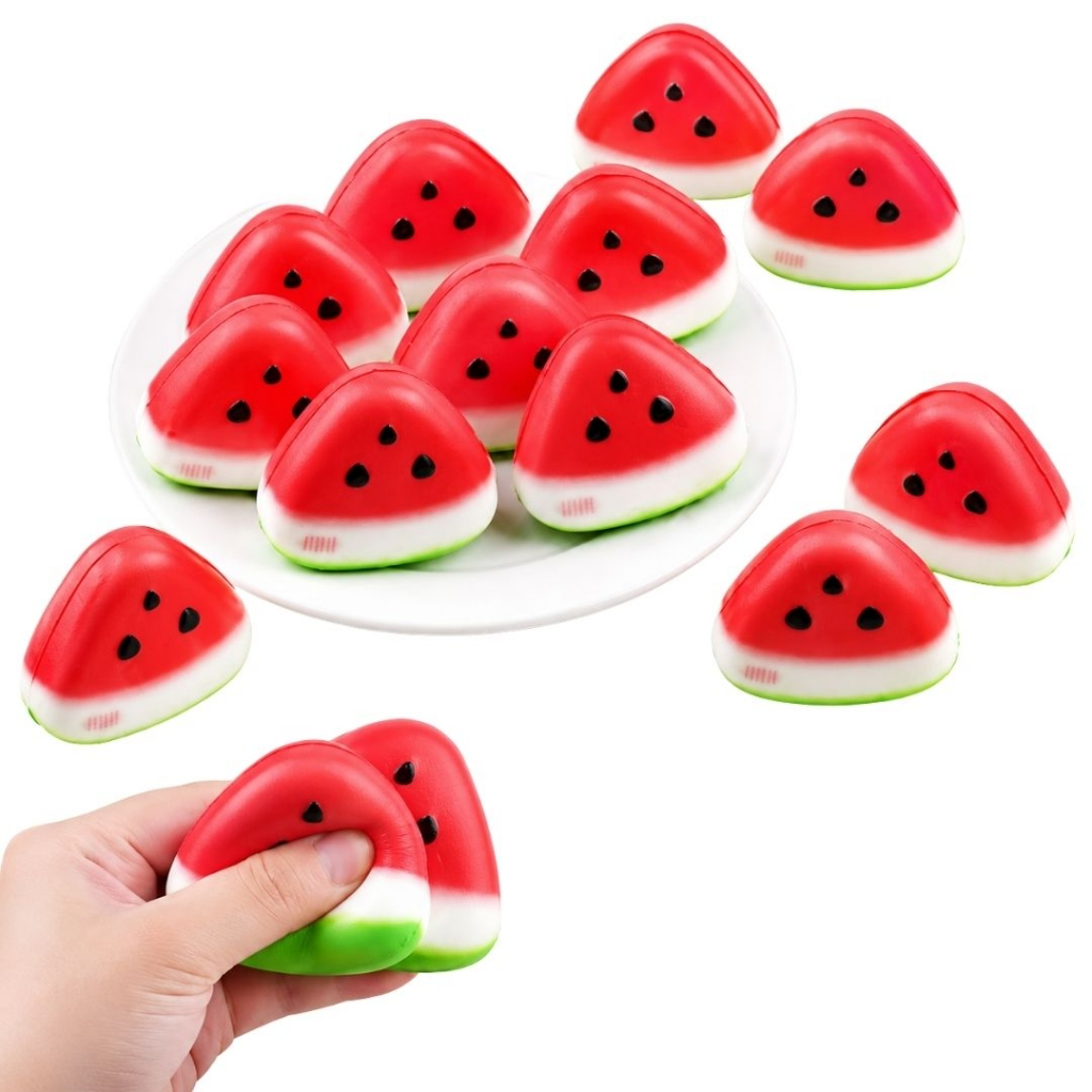 6CM WATERMELON SLICE SLOW RISE SQUISHY