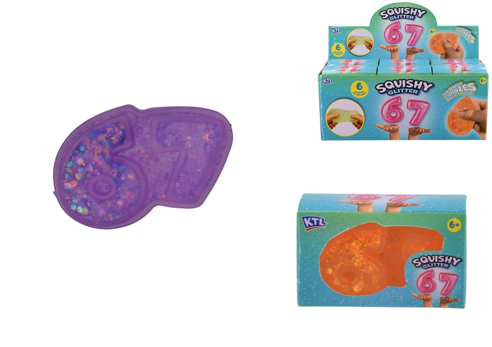 KTL Squish Glitter 67 Fun Interactive Toy for Kids  - Perfect for Playtime and Sensory Activities