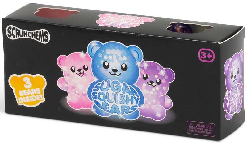 SCRUNCHEMS SUGAR DIDDY BEARS - 3PK