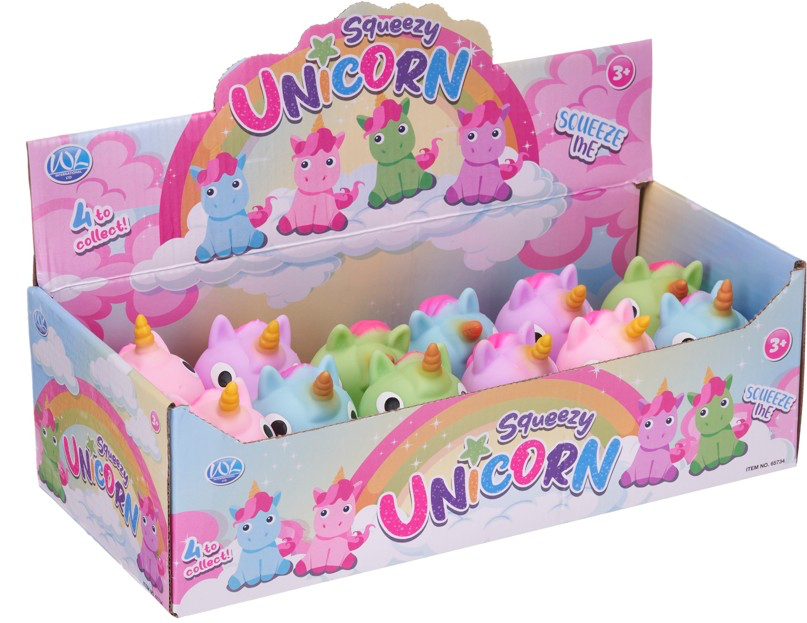 SQUEEZE UNICORN 11 X 6CM