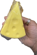 Cheese Slice - Squeeze Me! - Yellow Box Packaging - Fun & Playful - Ideal for Kids & Families (price is for 1 wedge only)