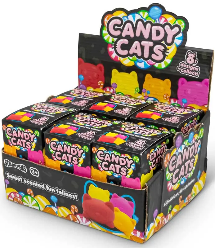 SCRUNCHEMS CANDY CATS ASSORTED