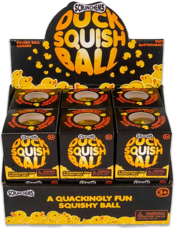 SCRUNCHEMS DUCK SQUISH BALL