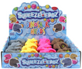 SQUEEZE DINOSAUR HEAD WITH BEADS 9CM