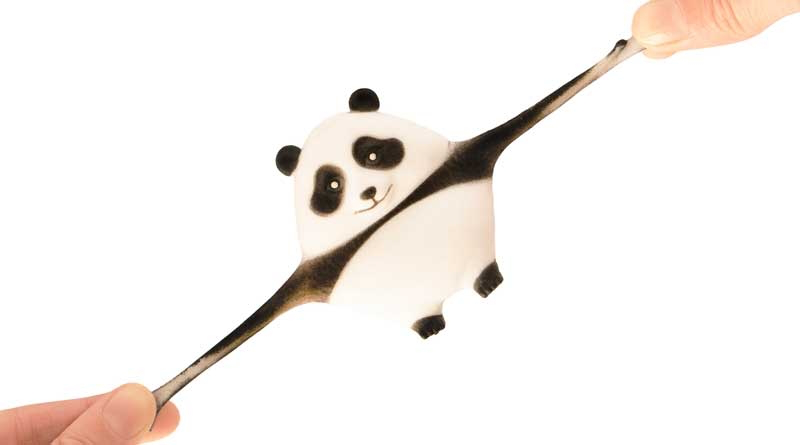STRETCH N SMASH MINI PANDA SENSORY TOY