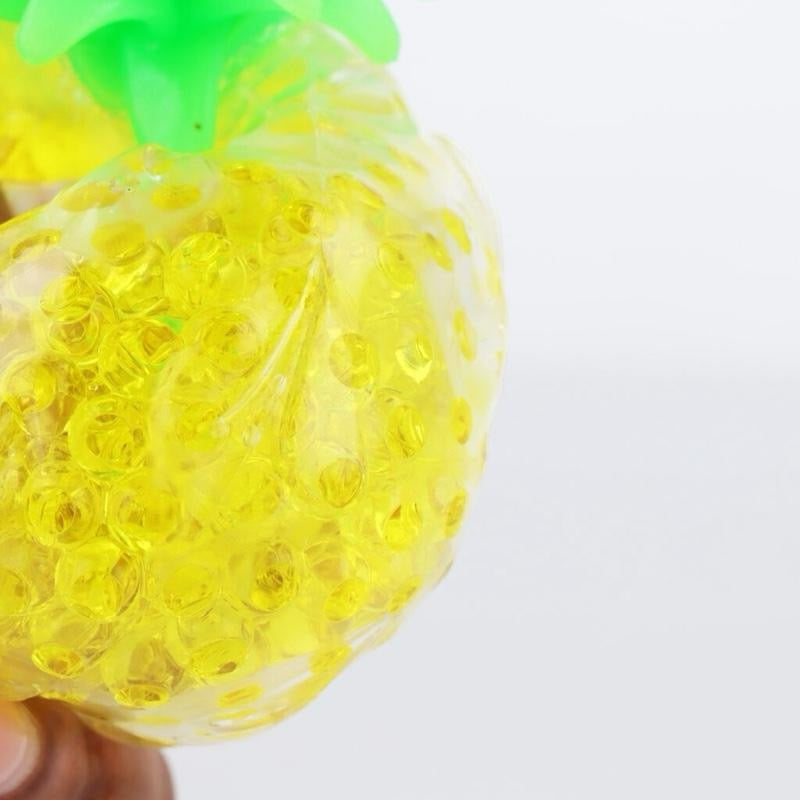 Squeezable Pineapple Stress Toy - Fun Sensory Fidget for Kids & Adults - Yellow Pineapple Shape - Perfect for Relaxation & Playtime