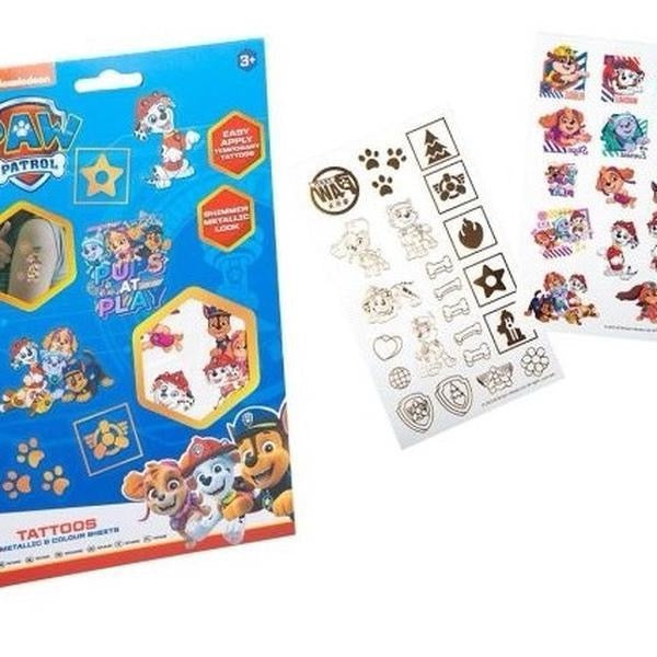 Paw patrol temporary tattoos