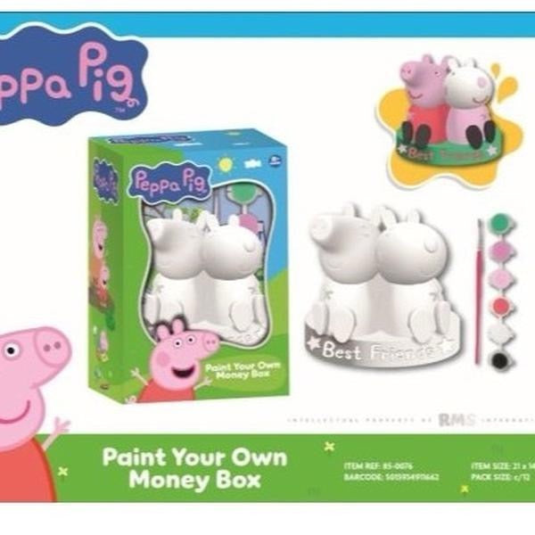 Peppa pig paint you own money box