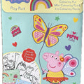 Peppa Pig Play Pack with 30+ Colouring Pages & 4 Crayons for Creative Fun