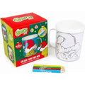 Grinch colour your own mug - arts & crafts Cup Drink
