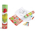 The Grinch Activity Tube Pens Glitter Glue & 5 Colouring Pages Perfect Stocking Filler for Ages 3+