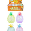 11cm Pastel Pineapple Squishy Toy with glitter - Stress Relief Toy