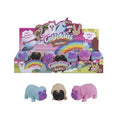 Cutiekins Stretchy Pug - Soft Cuddly Stress Relief Toy in Three Vibrant Colours for Comfort and Relaxation