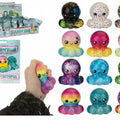 Squishy Squad Octopus in a Bag Approx 8cm - 12 Unique Stress Relief Squishies for Fun & Relaxation - Perfect Gift for Birthday Stocking Filler or Christmas