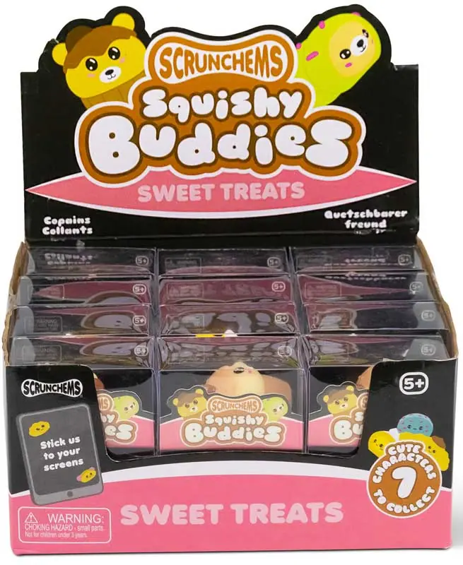 SCRUNCHEMS SQUISHY BUDDIES - SWEET TREATS ASSORTED