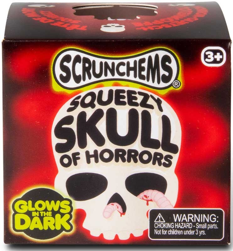 SCRUNCHEMS SQUEEZY SKULL OF HORRORS